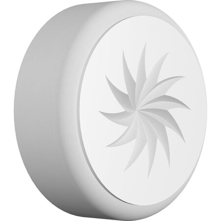 Ekena Millwork Standard Grayson Spiral Rosette With Rounded Edge, 3"W x 3"H x 1"P ROSP030X030X100GRY14